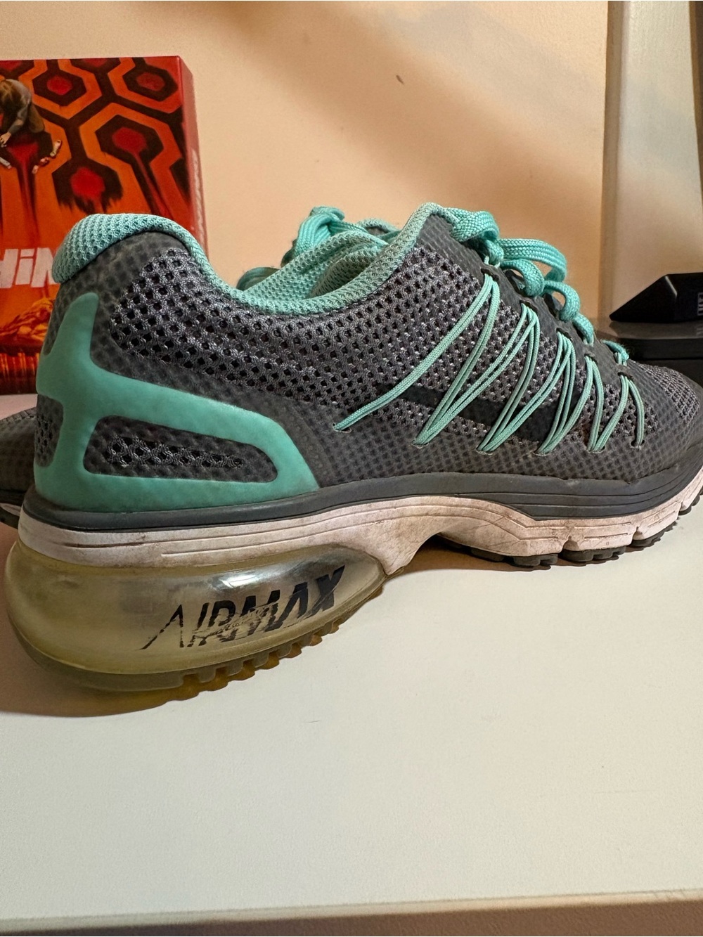 Nike Air Max 2015 Gray Mint Running Shoes Size 8.5 703073-004
